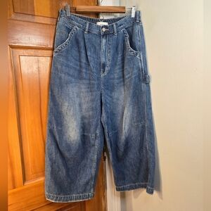 BDG Urban Outfitters  Meg Carpenter Cropped Barrel Jeans Sz 30